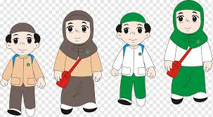 75 gambar kartun muslimah cantik dan imut bercadar sholehah lucu panduan sholat, image source: Anak Anak Muslim Png Pngwing
