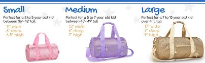 bixbee girls sparklicious glitter duffel bag purple