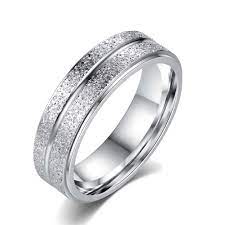 Click To Buy Finger Rings For Man Boy And Girl Friendship Simple Jewelry Gift Whole Steel Wedding Ring Stainless Steel Wedding Ring Stainless Steel Rings