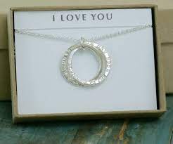 An anniversary is a special day that brings back memories of the beautiful moments you've spent with your partner. Necklace For Bride From Groom Engagement Jewelry Love Etsy Engagement Gifts For Bride Anniversary Gifts For Wife Anniversary Gift For Her