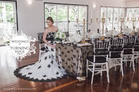 Small Venue Wedding With Bride Black And Gold Wedding Classic Wedding Decor Elegant