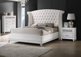 Create a sleep haven you love grey silver bedroom ideas. Barzini White Crystal Bedroom Set Kfrooms Furniture Sale