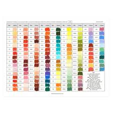 unison soft pastel handmade color chart