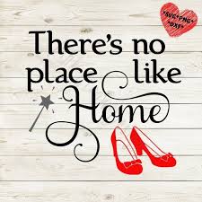 There S No Place Like Home Svg Wizard Of Oz Svg Ruby Red Etsy Ruby Red Slippers Svg Wizard Of Oz