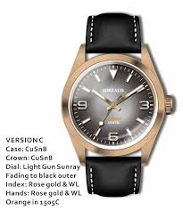 Mens borealis adraga cusn8 bronze black dial automatic diver watch 40mm 300m exc: Borealis Adraga Bronze Cusn8 Nh38 Movement Type C