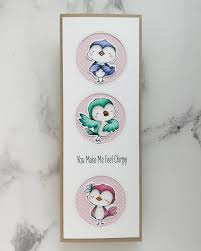 This funny friend card is printed on luxury 350gsm kraft board with this learn how to make a 'w' fun fold card with step by step instructions! Made This Slim Line Card Using The Adorable Tweetfriends Stamp Set By Mftstamps Day 9 Thedailymarker30day Mft Stamps Cards Cards Handmade Creative Cards