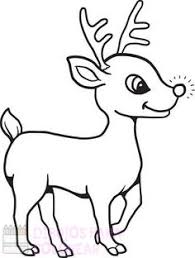 Dibujos Navideños Para Colorear Reno