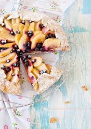 Beautiful Hearty Summer Apple Cider Drenched Apple Blueberry Galette Tart Fruit Food Foodphotography Baking Foodie Food Sweet Recipes Health Desserts