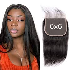 This hairstyle has been in existence for quite a while now and can be found mainly among africans and black americans. Toocci 6 X 6 Lace Closure Straight Human Hair Brazilian Pure Hair Free Part Closure With Baby Hair Natural Black Colour 10 Inches Amazon De Beauty