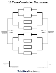 From wikipedia, the free encyclopedia. 16 Man Consolation Tournament Bracket Printable