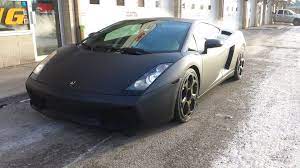 Design Dip Inc Calgary Ab Plasti Dip Matte Black With 25 Glossifier Lamborghini Gallardo Plasti Dip Car Car Sports Car