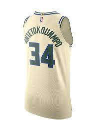 The jerseys the team wears night in and night out. Nike Giannis Antetokounmpo City Edition Cream City Milwaukee Bucks Aut Bucks Pro Shop