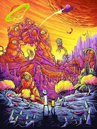 Galaxy hd trippy wallpaper3840x1080 colourful dualscreen trippycolors widescreen rickandmorty. Rick And Morty Psychedelic Wallpaper Kolpaper Awesome Free Hd Wallpapers