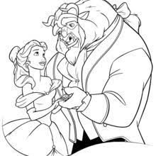Dibujos Para Colorear Bella Y Bestia