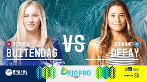 Buitendag was born in victoria bay, western cape, south africa on 9 november 1993. Bianca Buitendag Vs Johanne Defay Quarterfinals Heat 1 Oi Rio Women S Pro 2017 Youtube