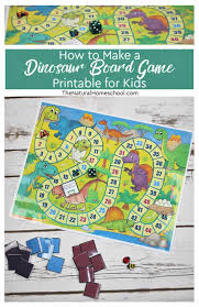 Free printable boardgames for children. How To Make A Dinosaur Board Game Printable For Kids The Natural Homeschool