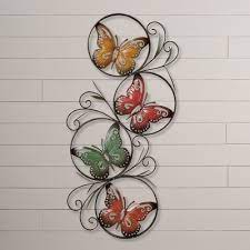 August Grove Ila Metal Butterfly Wall Decor Butterfly Wall Decor Butterfly Wall Art Butterfly Wall