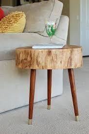Furniture Wood Stump Side Table Tree Stump Furniture Mid Century Coffee Table Large Tree Slice Table Tree Stump Furniture Tree Furniture Rustic Patio Furniture