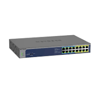 Amazon.com: NETGEAR 16-Port Gigabit Ethernet Unmanaged PoE Switch (GS516UP)  - with 8 x PoE+ and 8 x PoE++ @ 380W, Desktop/Rackmount, and ProSAFE ...