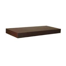 Home Decorators Collection 23 6 In L X 10 In W Floating Espresso Shelf 9085620 The Home Depot Floating Shelves Shelves Floating Wall Shelves