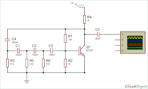 Simple Sine Wave Generator Circuit Using Transistor Sine Wave Circuit Transistors