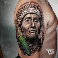 Pin Em Tatuagens De Indios Americanos