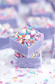 Unicorn Fudge Sprinkles For Breakfast Recipe Unicorn Desserts Fudge Recipes Fudge