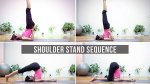 How To Do Shoulder Stand Sequence Shoulder Stand Shoulder Stand Yoga Yoga Shoulder