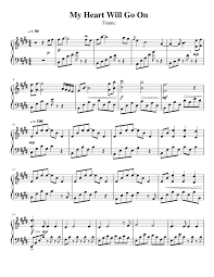 Near, far, wherever you are i believe that the heart does go on once more, you open the door and you're here in my heart and my heart will go on and on. My Heart Will Go On Sheet Music For Piano Solo Musescore Com
