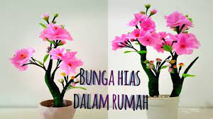 Cara membuat bunga hias dari plastik kresek tanpa setrika | how to make flower from plastic bag. Bunga Hias Dalam Ruangan Dari Plastik Kresek Beautiful Flower Craft From Crackle Plastic Youtube