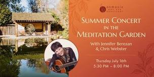 Summer Concert in the Meditation Garden with Jennifer Berezan