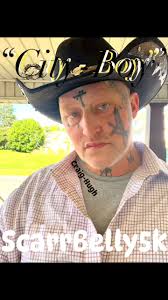 My new country music song/record “CITY BOY” by Scarrbelly