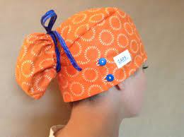 Surgical Scrub Cap With Ponytail Pouch And Velcro By Capsbyj Scrub Caps Surgical Scrub Hats Ponytail Scrub Hat