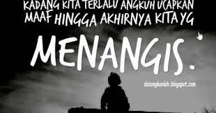 Terima kasih telah menguatkanku disaat semua orang ingin menghentikan langkahku. Kata Kata Permintaan Maaf Untuk Istri Tercinta