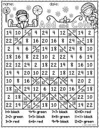 This Is A Set Of 5 Christmas Themed Addition Printables Focusing On Doubles From 1 1 T Math Worksheets Free Printable Math Worksheets 2nd Grade Math Worksheets