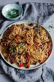 Simple Mushroom Pasta Delicious And Healthy By Maya Recipe Pasta Dish Recipe Easy Pasta Recipes Food