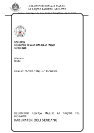 We did not find results for: Doc Dokumen Kelompok Remaja Masjid At Taqwa Tahun 2015 Darul Qur An Academia Edu