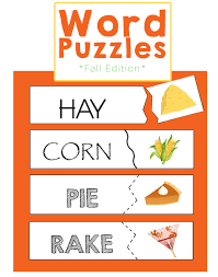 Test your brain with the best puzzle games for android! Preschool Games Word Puzzles Fall Edition One Beautiful Home