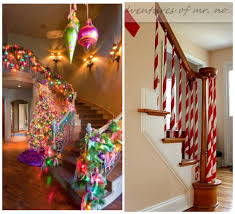 Here Are Some Fun Ways To Decorate Your Stairs This Christmas Grinch Stole Christmas Stairs Source Christmas Stairs Christmas Stairs Decorations Stair Decor