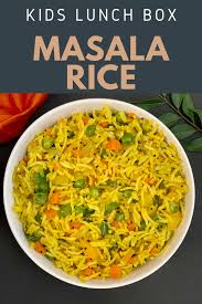 Masala Rice Recipe Indian Rice Recipes Spiced Vegetables Easy Rice Recipes