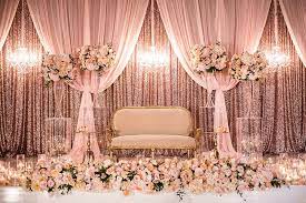 Lavish Traditional Indian Wedding Strictly Weddings Indian Wedding Stage Indian Wedding Flowers Wedding Stage Backdrop