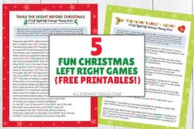 We did not find results for: 5 Fun Christmas Left Right Games Free Printables