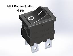 All the images that appear here are the pictures we collect from various media on the internet. 4 Pin Rocker Switch 3d Cad Model Library Grabcad