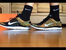 The version was originally released with enormous success and remains a quite popular. 2015 Nike Free 4 0 Flyknit Multicolor On Feet Youtube
