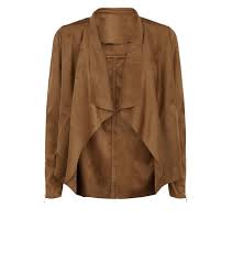 Urban Bliss Tan Suedette Waterfall Jacket New Look Waterfall Jacket Jackets Capsule Outfits