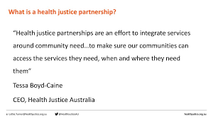 We understand that this can be challenging work, and we . Improving Health And Justice Through Partnership Ppt Download