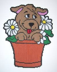 I particularly like the swirls in the unicorn's mane. Dog Plastic Canvas Patterns