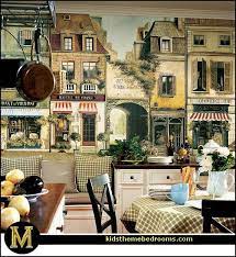 Decorating Theme Bedrooms Maries Manor Bistro Paris Style Decorating Ideas French Country Theme Decoratin Mural Decoracion Interior Paredes Fotos De Pared