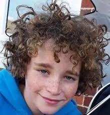 A schoolboy had his mop of curls shaved off to support his baby cousin  battling cancer