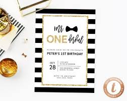Editable 1st birthday invitation card for baby boy. Birthday Invitations Paperandthings